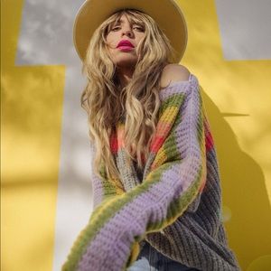 Free People Sweaters - Free People Rainbow Sweater Free People Sweaters - Free People Rainbow Sweater